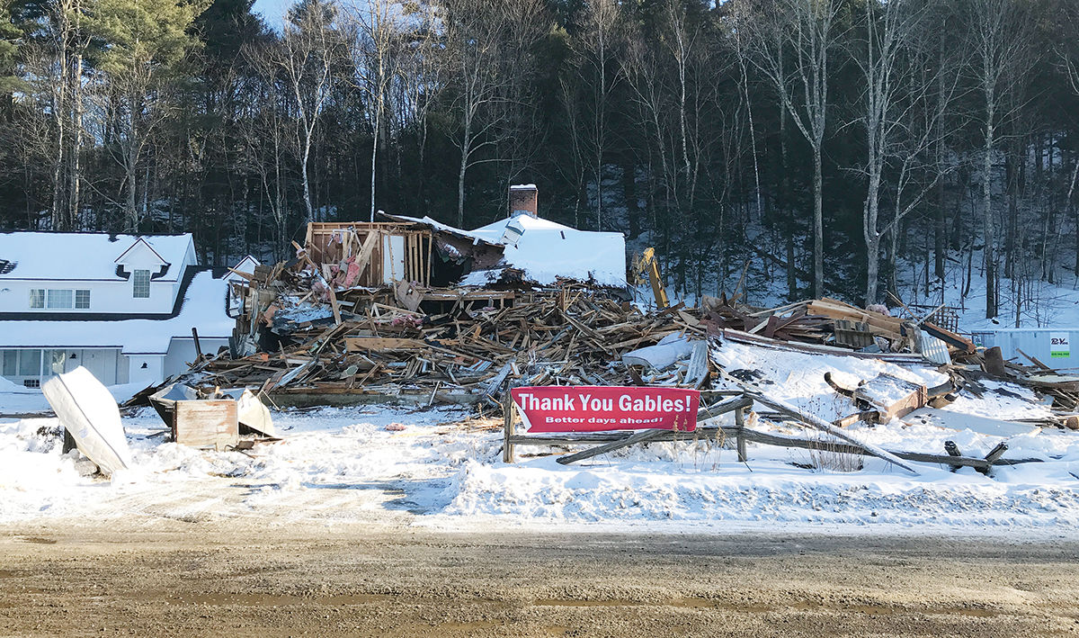 Gables Inn demolition
